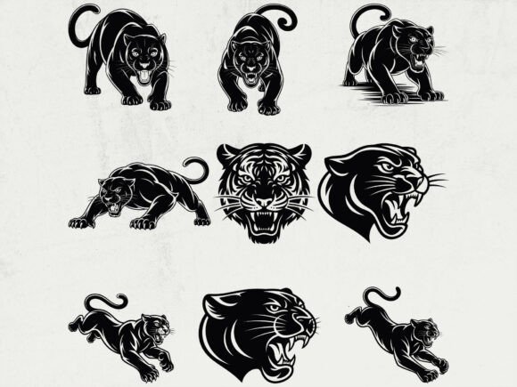 Black Panther SVG Bundle: Wild Cat Decor