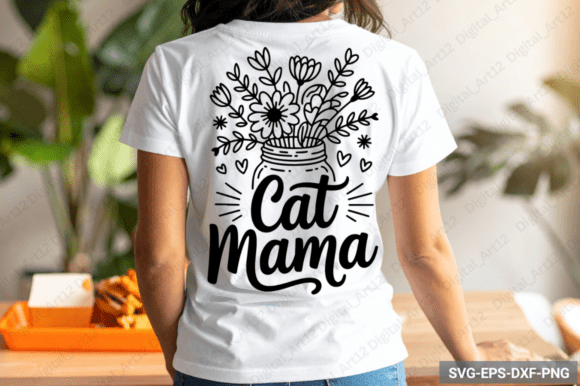 Cat Mama SVG: Mother’s Day SVG Design
