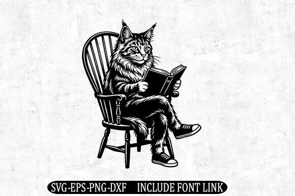 Cat Reading Book Chair SVG: A Designer’s Real-World Embroidery Review