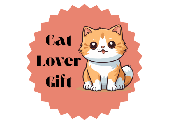 Cute Cat Love Gift SVG